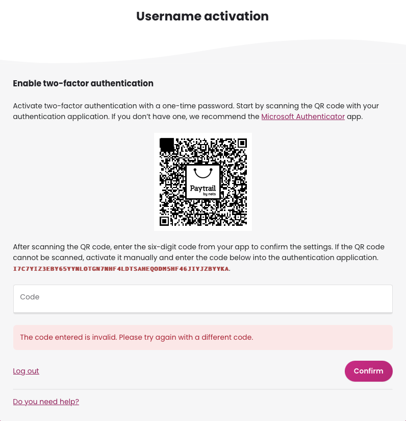 2FA QR code number wrong.png