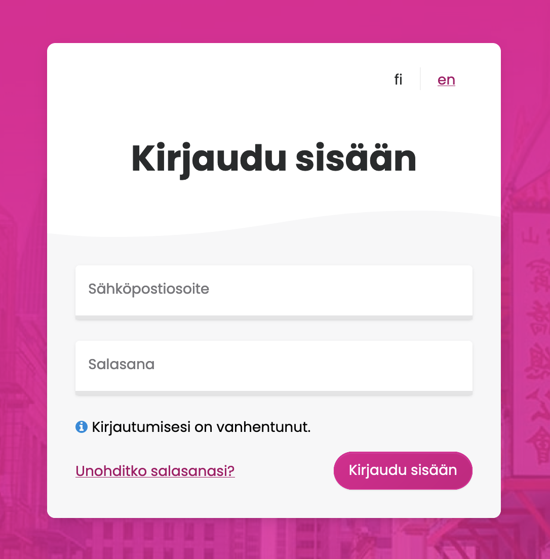 Kirjautuminen Kauppiaspaneeliin – Paytrail tukipalvelu